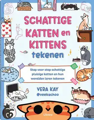Schattige katten & kittens tekenen