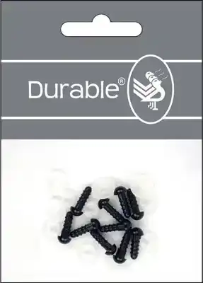 Durable veiligheidsoog 6 mm zwart