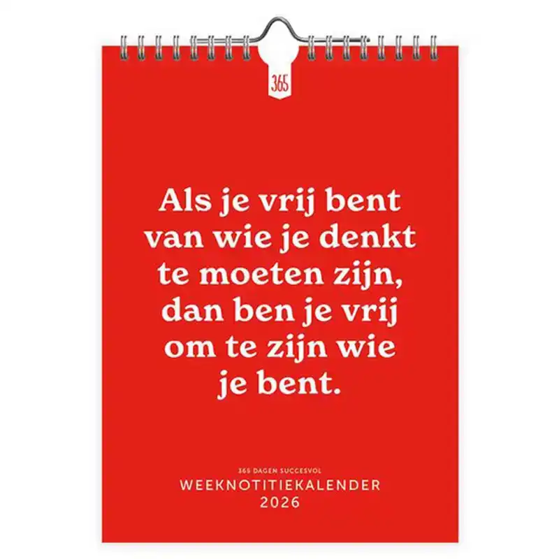 365 Dagen weeknotitiekalender 2026