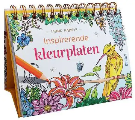 Think happy! Inspirerende kleurplaten