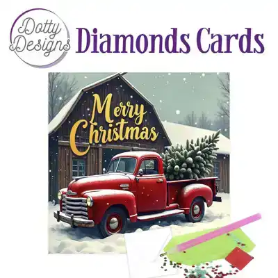 Dotty Designs Diamond cards pickup truck