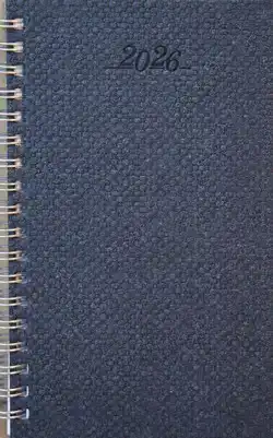 Zakagenda staand Wire-O 2026 Donkerblauw