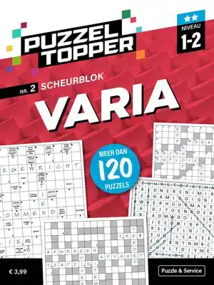 Puzzelblok Varia 1-2 punt nr.2 Puzzeltopper