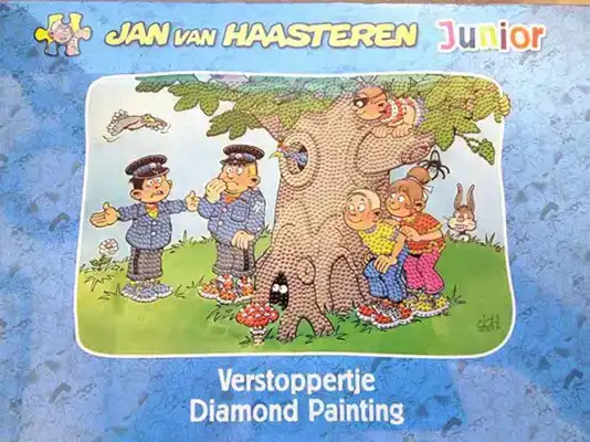Jan van haasteren diamond painting Kids verstoppertje