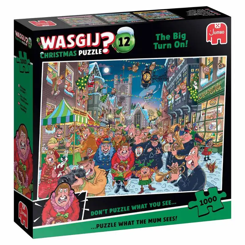 Legpuzzel Wasgij Xms 12 The Big Turn On 1000 stukjes
