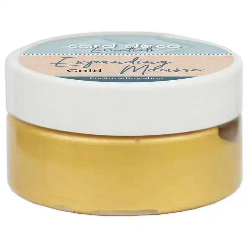 Card Deco Essentials Expanding Mousse Gold