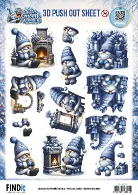 Berries Beauties 3D Pushoutvel Winter Gnome Wonders Winter Comforts
