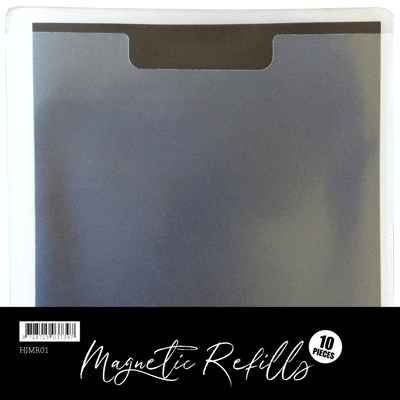 Navulling voor de Stamp & Die storage voor de opbergtas (10 extra hoezen)