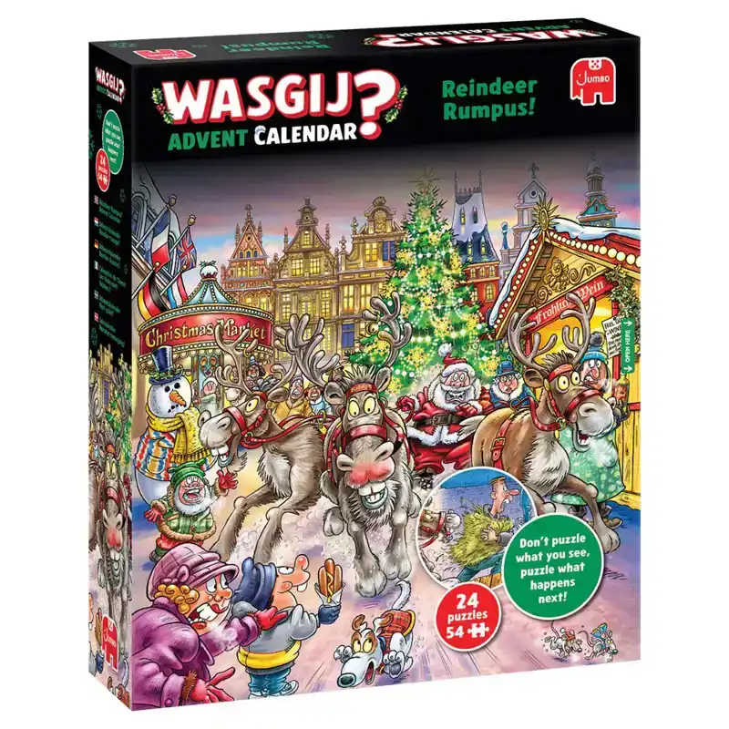 Wasgij Kerstmis Adventskalender - Rendier-ravage!