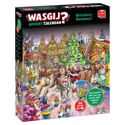Wasgij Kerstmis Adventskalender - Rendier-ravage!