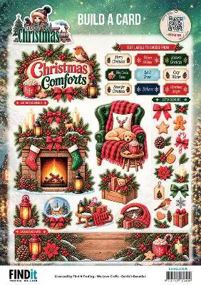 Berrie's Beauties Build A Card Good Old Christmas Christmas Comforts