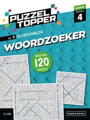 Puzzelblok woordzoeker 4 punt nr.4 Puzzeltopper