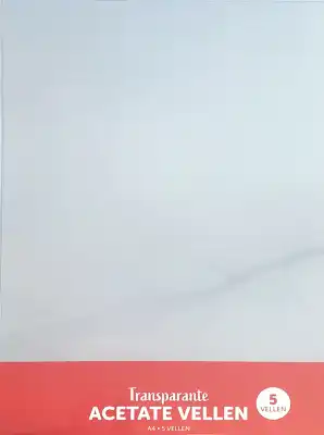 Transparante Acetate Vellen