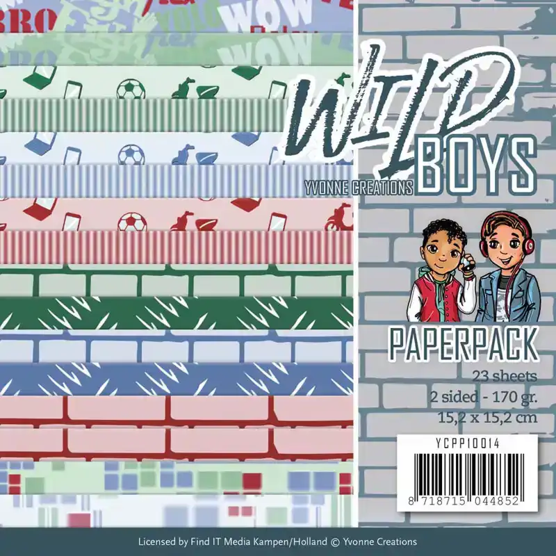 Paperpack Yvonne Creations Wild Boys