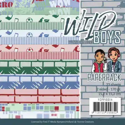 Paperpack Yvonne Creations Wild Boys