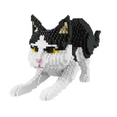 Balody Zwart Witte kat - NanoBlocks