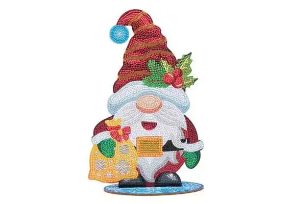 Crystal Art Figurine XL Cheerful Gnome