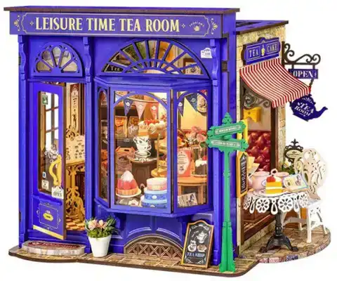 Robotime Leisure Time Tea Room