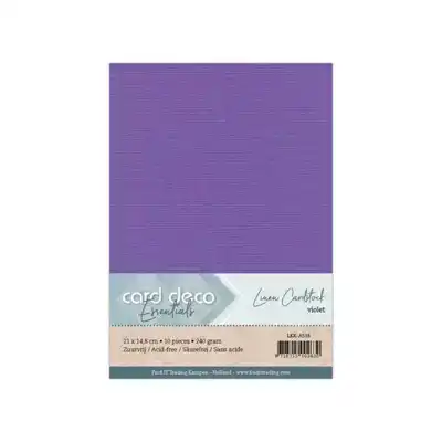 Linnenkarton A5 kleur Violet