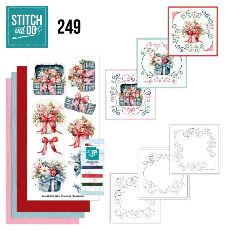 Stitch and Do 249 Berries Beauties Frosted Flowers