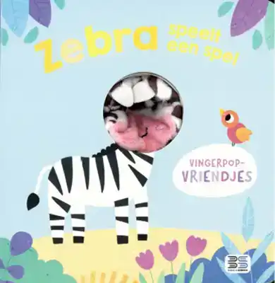 Mijn vingerpopvriendjes - Zebra speelt een spel