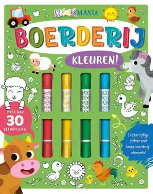 Pret op de boerderij met kleuren