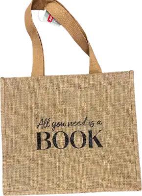 Jute Tas: All you need is a book
