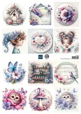 Marianne Design Knipvelset Magical Mini's & Garden