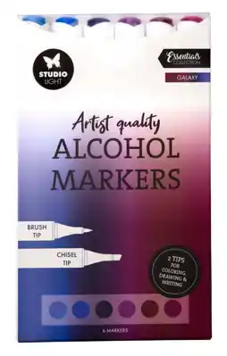 Studio Light Alcohol Markers galaxy essentials 6 stuks