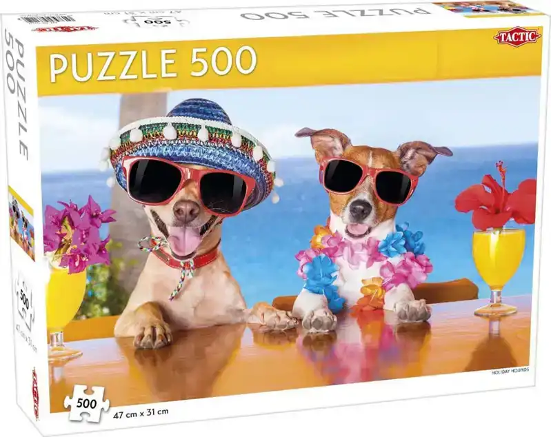 Legpuzzel Tactic Holiday Hounds 500 Stukjes