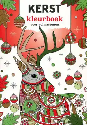 Kerst kleurboek voor volwassenen