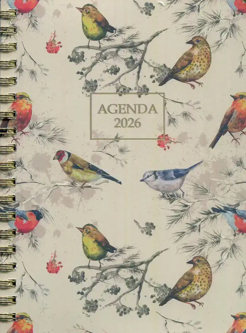 Agenda 2026 vogels getekend