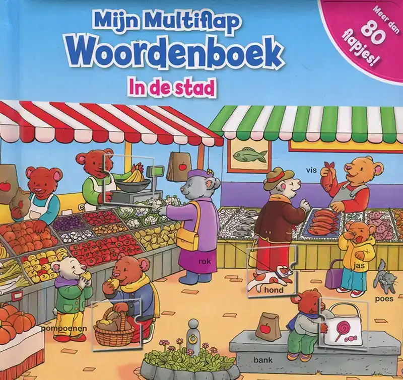 Mijn multiflap woordenboek - in de stad