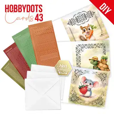 Hobbydots Cards 43 Cute Garden Friends