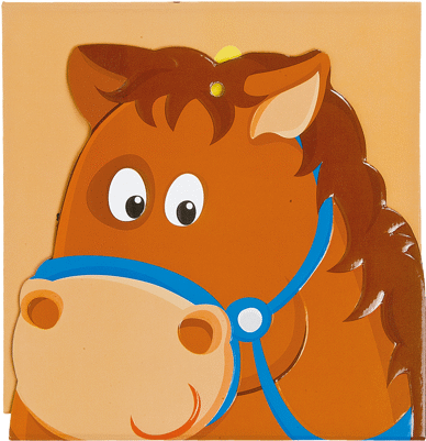 Kartonboek & Groeimeter Paard
