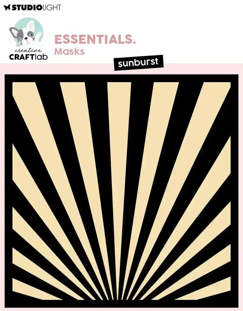 Creative craftlab masks sunburst essentials 150x150x1mm - 1 stuk