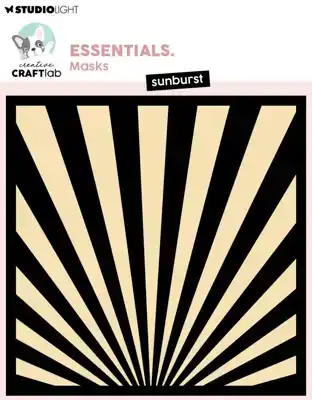 Creative craftlab masks sunburst essentials 150x150x1mm - 1 stuk