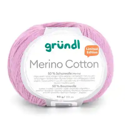 Merino katoen roze