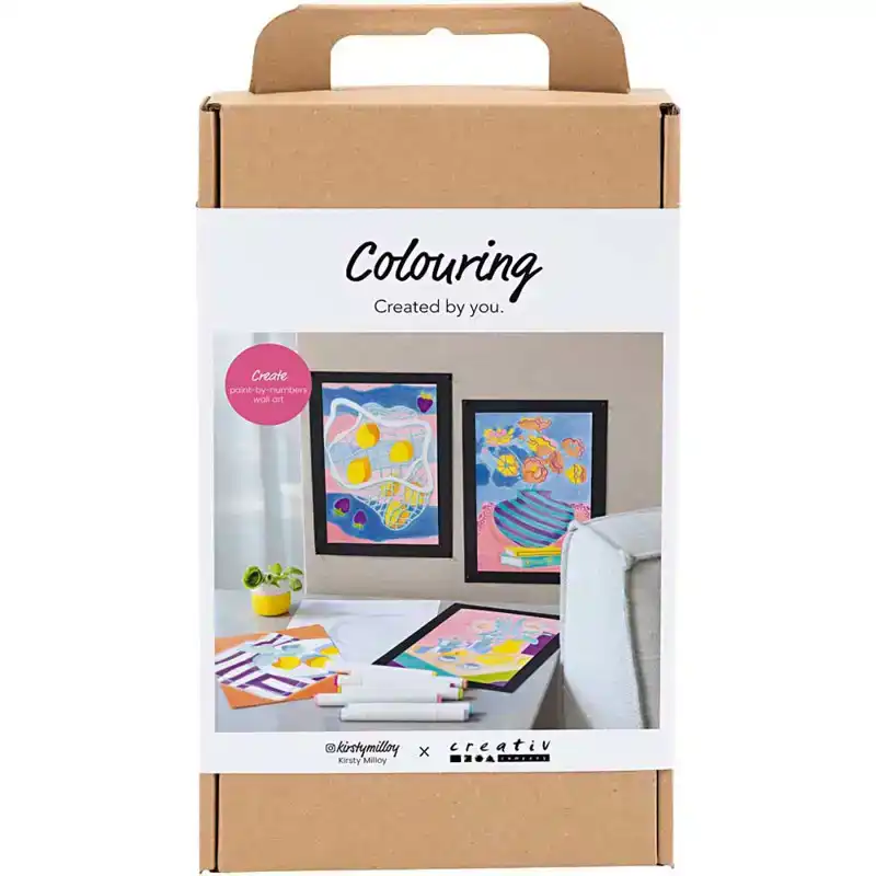 Hobbyset Kleuren, Schilderen volgens cijfers