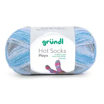 Hot Socks playa 03 blauw/grijs