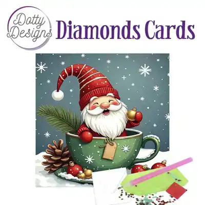 Dotty designs diamond cards Santa Claus