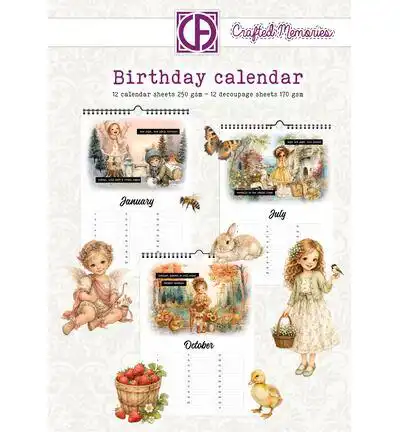 Verjaardagskalender Crafted Memories