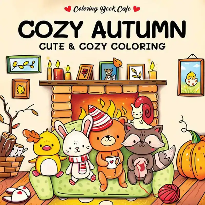Cozy autumn - Cute & cosy coloring