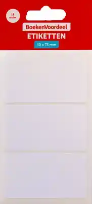 Adres Etiketten WIT 40x43mm 18 stuks
