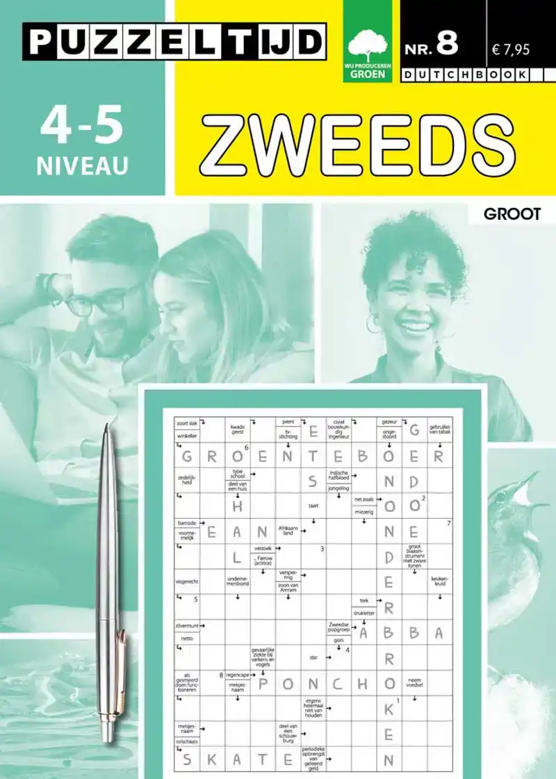 Puzzelboek groot zweeds 4-5 punt nr8