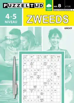 Puzzelboek groot zweeds 4-5 punt nr8