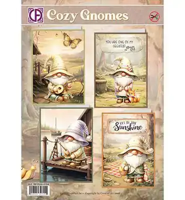Creatief Art kaartenpakket - Cozy Gnomes