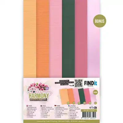 Linen Cardstock Pack Berries Beauties Blooming Harmony 4K