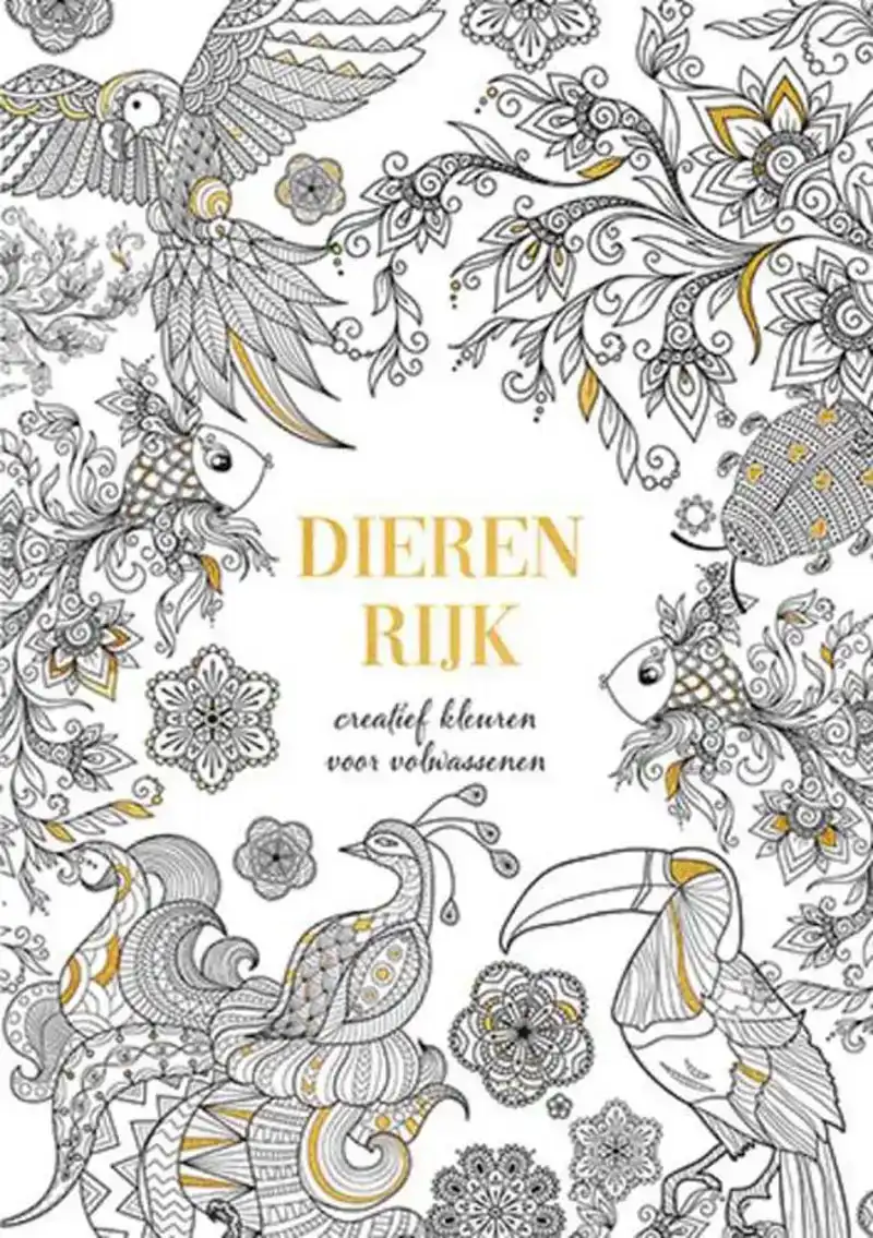 Dierenrijk - Creatief kleuren voor volwassenen