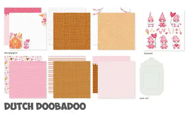 Dutch DooBaDoo Craft Kit Huisje van Snoep 20x20cm